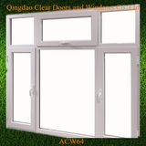 White Frame Color Aluminum Windows with Top Awning