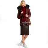 Women MID-Length Padded Hooded Jacket Wholesale