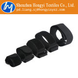 Black Nylon Hook & Loop Cable Tie Straps