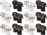 Pittsburgh Roethlisberger Bradshaw Brown Harrison Customized American Football Jerseys