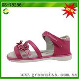 Girls Summer PU Sandals with Butterfly Flower