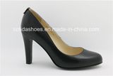 Classic Simple High Heels Leather Women Shoes