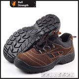 Brown Suede Leather S1p Standard Steel Toe Cap Safety Shoes Sn5115