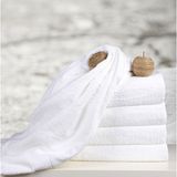 100% Cotton Soft and Breathable Hotel White Bath Towels