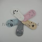 Cute Cat Dog Anti-Slip Invisible Women Ankle Low Cut Socks