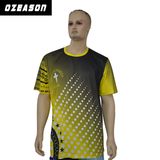 Sublimation Grey Short-Sleeve Fiber T-Shirt