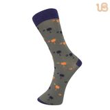 Men's Custom Designed High Quality Comb Cotton Sock