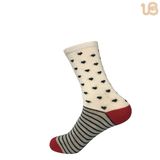 Women's Vivid Color Pattern Comb Cotton Cute Causal Sock