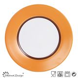Color Glazing Rim Nice Dinner Plate