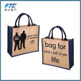 Custom Jute Tote Shopping Bag Promotional Jute Bag