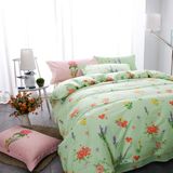 Latest Design Simple Style Cotton Home Textile Bedding Set