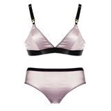 2018 Valentines Day Ladies Silk Feeling Bralette Set