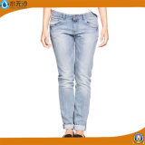 Ladies Fashion Cotton Denim Jeans Basic Blue Pants