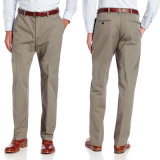 Custom Men's Khaki Capri Leisure Cotton Trousers