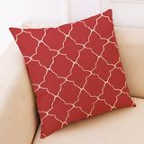 Geometric Figure Red Print Home Use Cushions