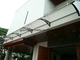 DIY Outdoor Clear Solid Polycarbonate Awning Canopy (YY800-C)