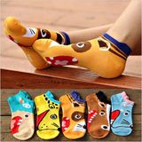 Cartoon Animals Cuty Patten Breathe Ankle Sock