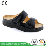 Unisex Leisure Sandal Comfortable Geniune Leather Sandal Depth Diabetic Shoes