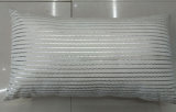 Metallic/Flock Printed Decorative Pillow Metallic Print Cushion (XPL-43)