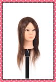 100% Human Hair Training Head 24inches for Beauty School