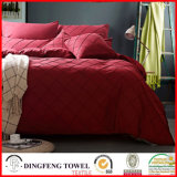 Microfiber Check Pattern Solid Bed Sets Df-8817