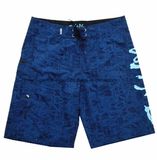 Oeko-Tex Flat Waist Polyester Logo Men Board Short Swimwear