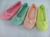 Ladies Terry Indoor Ballet Soft Sole Slippers