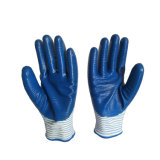 Workman 13G Polyester Palm Zebra Nitrile Gloves Custom Packaging