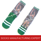 Men's Printed Basketball Sport Sock