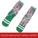 Men's Printed Basketball Sport Sock