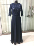 Nice Ladies Sexy 3/4 Sleeves Long Women Party Evening Dress