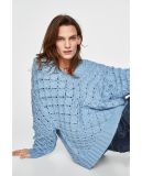 Women Pointelle Detail Sweater Pullover