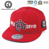 Fashion Flat Sports Baseball Snapback Cap with Embroidery and Printing