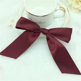 New Arrival 16mm Gold Edged Satin Ribbon Bow