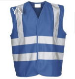 Roadwork Safety Vests Reflective Blue Mesh Clothing Stock Customize Logo