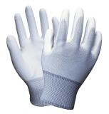 Abrasion-Resistant Nylon Liner Knitted PU Coated Safety Work Gloves