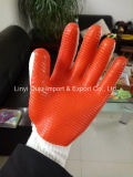 Industrial Laminated Latex Coated Cotton Rubber Gloves with Ce