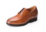 Custom Inner Heel Genuine Leather Men Dress Elevators Shoes