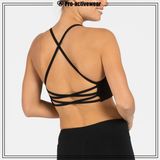 Plain Women Padded Workout Sports Bra