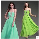 2015 Strapless Fashion Bridesmaid Evening Prom Dresses (BTD004)