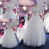 High-End Beading Top off Shoulder Ball Gown Bridal Wedding Dress