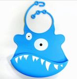 Waterproof Crumb Catcher Silicone Baby Bibs