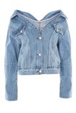 Hot Sale Women Cool Styles Moto off Shoulder Women Denim Jacket