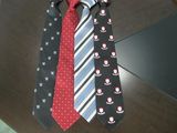 Men's Fashion Micro Fibre Clip Company Logo Ties