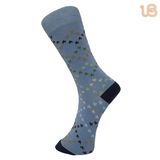 Men's Plain Color of Cotton Dress Sock