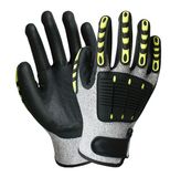 Nitrile Dipped Cut-Resistant Anti-Impact Mechanical Safety Work Glove