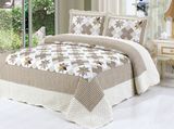 Customized Prewashed Durable Comfy Bedding Quilted 1-Piece Bedspread Coverlet Set for 47