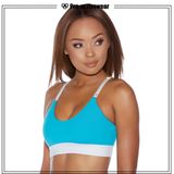 OEM Wholesale Custom Blank Digital Printing 100%Polyester Sublimated Sports Bra