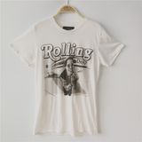 Men's 100%L Cotton T-Shirt with Print