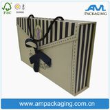 Lingerie Packaging Cardboard Box Handles Folding Box for Clothing